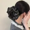Goma para el pelo floral de cuatro capas estilo retro Mori, elegante para moño, accesorio de alta gama para el cabello, flor