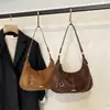 Bolso de Axila Escarchado de Moda Nuevo para Mujer Bordado Retro Europeo y Americano Bolso de Hombro Sencillo Elegante Bolso Cruzado de Gran Capacidad