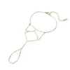 Pulseira de Aço Inoxidável Aogu Ins Personalizada Banhada a Ouro Coração Estrela Avião para Mulheres, Acessório de Mão Versátil Retro de Nicho