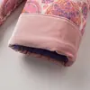 Ropa de invierno para mujeres de mediana edad y mayores, chaqueta ligera acolchada de algodón, abrigo de algodón cálido, nuevo estilo nacional de estilo chino, abrigo de algodón de invierno para madres