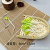 PVC Verduras Artificiales Germen de Frijol Hongo Hongo Enoki Modelo de Alimento Ingredientes Adornos Accesorios de Fotografía Juguetes de Comida Divertida