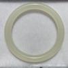 Pulseira de Jade Verde e Branco Afegão, Redonda de 8mm, Verde Água Clara, Pulseira Feminina, Joia de Jade Estilo Chinês, Jade Colecionável