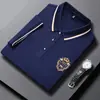 Item Quente Mais Vendido Transmitido ao Vivo: Camisa Polo Colorida de Manga Curta, Design Moderno e Único, Camisa Polo Masculina, Camiseta com Gola