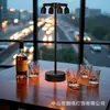 [Transfronterizo] Mesa de Comedor para Puesto con Luz Recargable de Ambiente, Lámpara de Mesa de Bar, Foco, Lámpara de Mesa, Luz de Ambiente, Luz Nocturna para Exterior de Restaurante