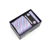 Caja de Regalo para Corbata Ropa Formal para Hombre Negocios de Gama Alta Boda Festividad Corbata de Seda de Poliéster Hecha a Mano de Gama Alta Corbata Personalizada para Hombre