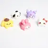 Juguetes de Peluche Lindos Acostados Accesorios DIY Juguetes de Moda Figuras Accesorios de Caja Sorpresa Mini Adornos de Escritorio