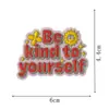Novos Adesivos de Tecido Bordados com Citações Inspiradoras de Celebridades para Decoração de Roupas Adesivos de Patches de Letras Energia Positiva Patches Bordados Passar a Ferro