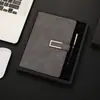 Caixa de Presente para Caderno de Negócios Conjunto de Pen Drives A5 Caderno B5 Atividade de Volta às Aulas para Estudantes Conjunto de Presente