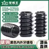 Tuercas de Hierro Negro con Rosca Interna y Externa al por Mayor Tornillos Autorroscantes Empotrados para Muebles Sin Tuercas Intermedias Pasantes M6/M8/M10