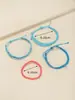 Amazon Venta Caliente Transfronteriza Combinación de Pulsera de Ola Bohemio Cera Tejida Pulsera de Ola traje