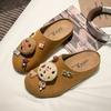 Nuevos Zapatos Birkenneth de Colores de Galletas de Dibujos Animados Lindos para Primavera y Verano 2025 Zapatillas sin Cordones Versátiles