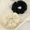 Goma de pelo plisada estilo coreano con tacto de alta gama, Lazo para el pelo perezoso, Accesorio de pelo de moda, Adorno de pelo versátil, Lazo para el pelo de intestino de cerdo