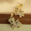 Nueva Moda para Mujer Joyería Cobre Incrustado Circonita Lindo Animal Colgante DIY Todo Fósforo Accesorios para Mujer Regalo de Vacaciones
