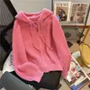 Cárdigan de Punto con Cremallera y Capucha para Mujer, Grueso de Costilla Corto para Otoño e Invierno, Corte Holgado, Adelgazante, Top Versátil