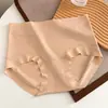 5523 # Brisa Nocturna Caramelo Ropa Interior de Modal Sin Costuras Cepillado para Niñas en Otoño e Invierno, 10A Calzones de Modal con Entrepierna Antibacteriana para Mujeres