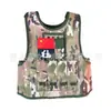 Colete Tático Infantil Capacete das Forças Especiais Colete à Prova de Balas Conjunto de Armadura Classe III Equipamento Colete Camuflado Creche Acampamento de Verão