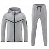 Ropa al por mayor de otoño e invierno conjunto de abrigo compra grupal ropa de apariencia adulto niños ropa de baloncesto abrigo estampado ropa de fútbol