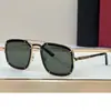 Ct0194 Moda Europea y Americana Transfronteriza Cuadrado Retro Metálico Gafas de Sol de Negocios para Hombres Gafas de Sol para Vacaciones para Mujeres