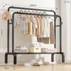 Tendedero de Ropa de Piso Vertical para Dormitorio Hogar Perchero Colgador Balcón Simple Engrosado Barra de Secado Tendedero