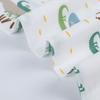 Algodón Peinado Cuadros Pequeños Estampados Gasa Pijamas de Bebé Toalla Envolvente Gasa Toalla de Baño Pañal Tela para Babear Bebé