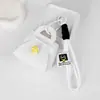 Carteira Mini Colorida Pato Amarelo Desenho Animado Transfronteiriça com Corda Trançada para Chaves Pingente Criativo Presente Atacado