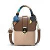 Bolso Pequeño Fresco y a la Moda de Mano para Mujer 2025 Nuevo Otoño e Invierno Ropa de Trabajo Versátil Bolso Cuadrado Pequeño Bolso Bandolera de un Solo Hombro