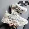 Zapatos de papá de suela gruesa de moda estilo coreano para hombre, nuevos zapatos deportivos casuales de malla transpirable de verano, zapatos versátiles de moda para hombre