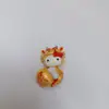 Comércio Exterior Atacado Desenho Animado Boneca Gashapon Versão Mini Pequeno Gato Kt Capa de Celular Creme Cola DIY Material Acessórios
