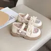 Zapatos de Piel Transpirables para Niñas 2025 Verano Nuevos Elegantes Zapatos de Princesa para Niñas Transpirables Zapatos Individuales para Niños Estilo Primavera y Otoño