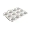 Nuevas Herramientas para Hornear Antiadherentes Molde para Pastel de 12 Tazas para el Hogar Bandeja para Hornear de Muffins Espesada de 12 Piezas