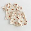 Conjunto de Pijamas de Verano para Niños 2026, Ropa de Casa Estilo Escandinavo para Niños, Pijamas para Niños, Ropa de Casa para Bebés de Algodón Clase A