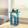 Mesa Lateral para el Hogar Peluquería Móvil Carrito para Sala de Estar Mesa de Esquina para Sofá Estante de Almacenamiento Mesa de Café de Madera Maciza Mesa de Noche para Dormitorio