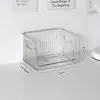 Cajas de Almacenamiento Apilables para Escritorio, Estantes Organizadores de Cosméticos para Mascotas de Lujo Ligero, Transparente para Artículos Esenciales Diarios y Varios del Hogar