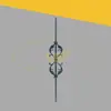 Accesorios para Barandillas, Hierro Fundido, Fundición de Flores, Flor para Escaleras, Decoración de Puertas, Barra Floral para Escaleras, Flor para Columna de Escalera, Flor de Hierro