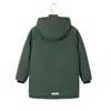 Procesamiento Personalizado de Ropa Infantil, Chaqueta de Algodón Verde Militar, Chaqueta Gruesa Espesa para Deportes al Aire Libre