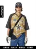 Jie Zhan Roupa Masculina Estilo de Rua Padrão Estrela Malha Jersey Manga Curta 2026 Primavera/Verão Novo Estilo Americano Respirável Malha Camiseta Top