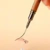 Caneta Aquarela para Nail Art, Cerdas Macias de Pelo de Vison Puro, Caneta Liner Ultrafina, Caneta para Pintura e Coloração, Caneta Guache, Caneta Especial para Desenhar Flores, Em Estoque