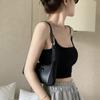 Camisola pequeña gris para mujer, traje interior con almohadilla para el pecho, sin tirantes, hermoso sujetador en la espalda, ropa exterior de una pieza, ropa de verano