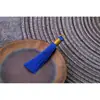 8cm Argola Dourada com Franja de Borla Saquinho Acessórios para Pendurar no Carro Acessórios Espinho de Pendurar Marcador de Página Grande Preço Excelente