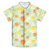 Camisa Casual de Verano de Manga Corta con Solapa Suelta para Niños y Niños de Edad Media, Estampado Digital 3D, Comercio Exterior Transfronterizo, Ropa Hawaiana