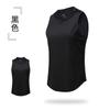 Chaleco con capucha de verano para mujer, para entrenamiento físico al aire libre, running, secado rápido, ropa de yoga, chaleco deportivo superior para mujer