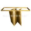 Soporte de pata para mesa de recibidor de acero inoxidable Marco para mesa consola de losa de roca mármol Base para estante de entrada pasillo Mueble Lujo Ligero