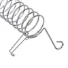Comedero Colgante para Loros Tenedor de Frutas Cesta para Buscar Comida de Acero Inoxidable Utensilio Colgante para Pájaros Cesta de Comida
