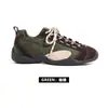 Zapatos Casuales para Exteriores de Color Bloque Vintage Shougu para Mujer Zapatos de Entrenamiento Alemanes 2026 Otoño Piel Genuina Súper Populares Suela Suave Zapatillas de Ballet