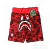 Pantalones Cortos Casuales de Verano con Estampado de Cabeza de Tiburón para Hombre Marca Trendy Transfronteriza Pantalones Casuales de Camuflaje Tejido de Rizo Pantalones Cortos de Alta Calidad