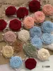 Presilha de cabelo preta flor rosa murcha acessório casamento lolita vento preto material queimado acessório feito à mão peito