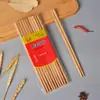 Palillos de Bambú Natural para Uso en Casa, Palillos de Madera, Sin Pintar, Sin Cera, a Prueba de Moho, Antideslizantes, Palillos de Bambú Antideslizantes Tallados de Alta Gama
