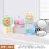 Espelho de Maquiagem de Silicone Estéreo 3D Desenho Animado Criativo, Espelho Pequeno de Animal Fofo, Espelho Portátil, Atacado em Estoque