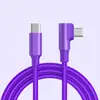 Cable de Datos de Carga Rápida para Teléfono Móvil de Codo Typec 60W 3m C a C Adecuado para Apple 15 Samsung Huawei Xiaomi