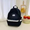 Nova Mochila Estilo Coreano com Acabamento em Renda, Estilo Fada Ins, Mochila Artística para Aluno do Ensino Fundamental, Mochila Doce de Alto Valor para Viagem